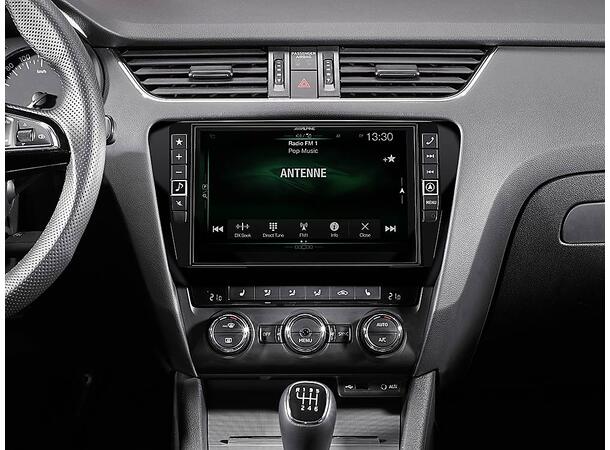 Alpine X901D-OC3 Premium Skoda Octvia 3 9" skjerm DAB+ 4x50W BT, USB, HDMI, Flac